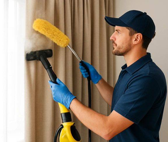 Trusted drapes cleaning technician Matty Curtain Cleaning bell-park-vic QLD